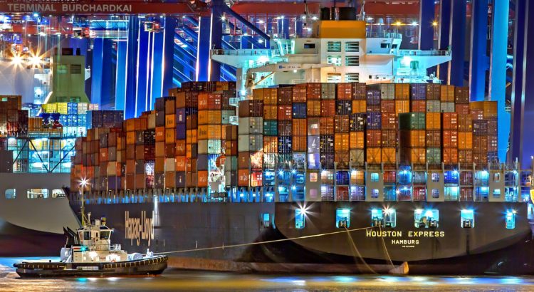 TOP10 der zehn größten Reedereien bei der Verschiffung von Gütern anhand TEU